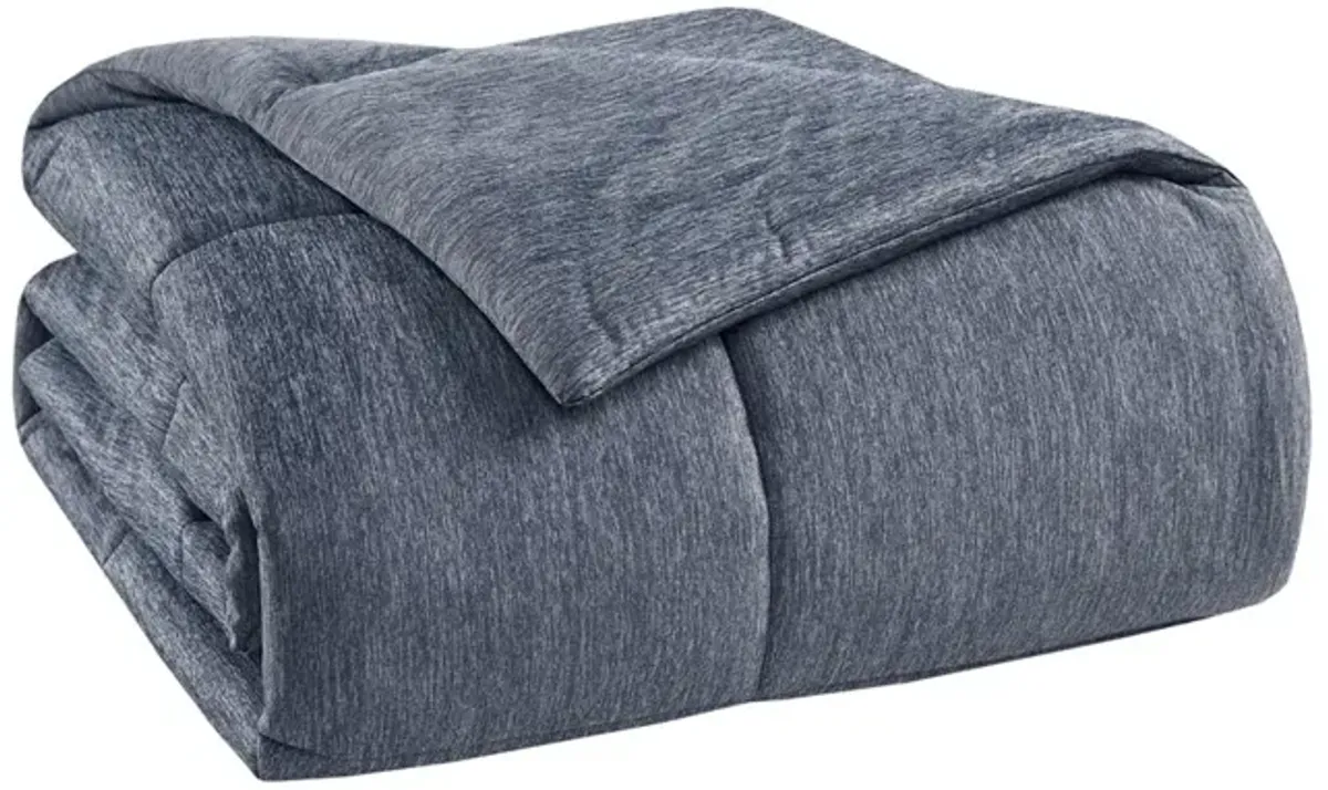 Gracie Mills Heathered Jersey Knit Down Alternative Comforter