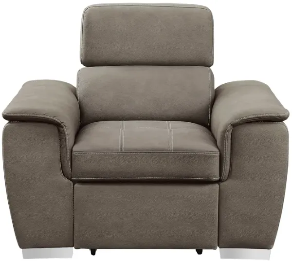 Ferriday Chair with Pull Out Ottoman