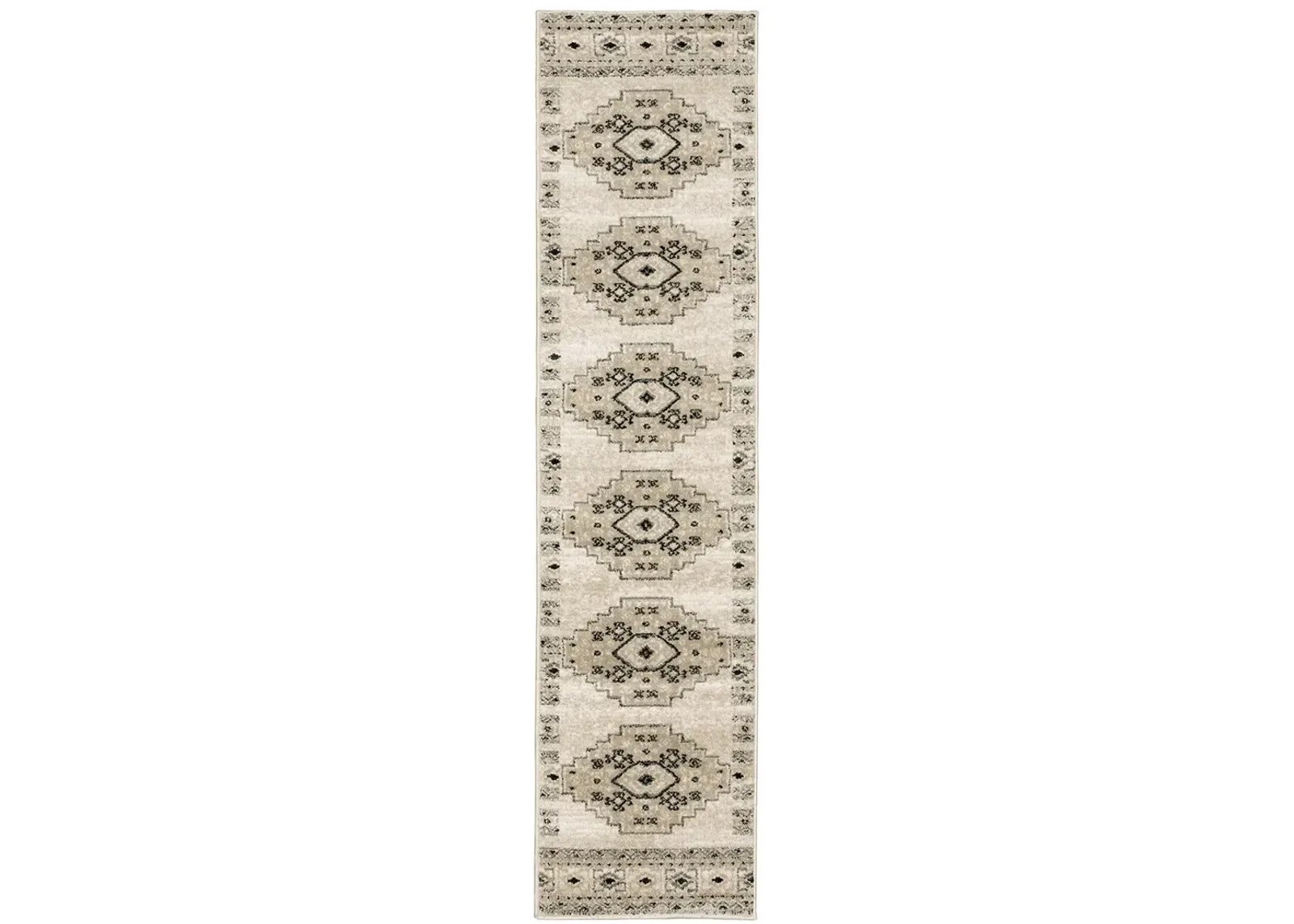 Georgia 1'10" x 7'6" Ivory Rug