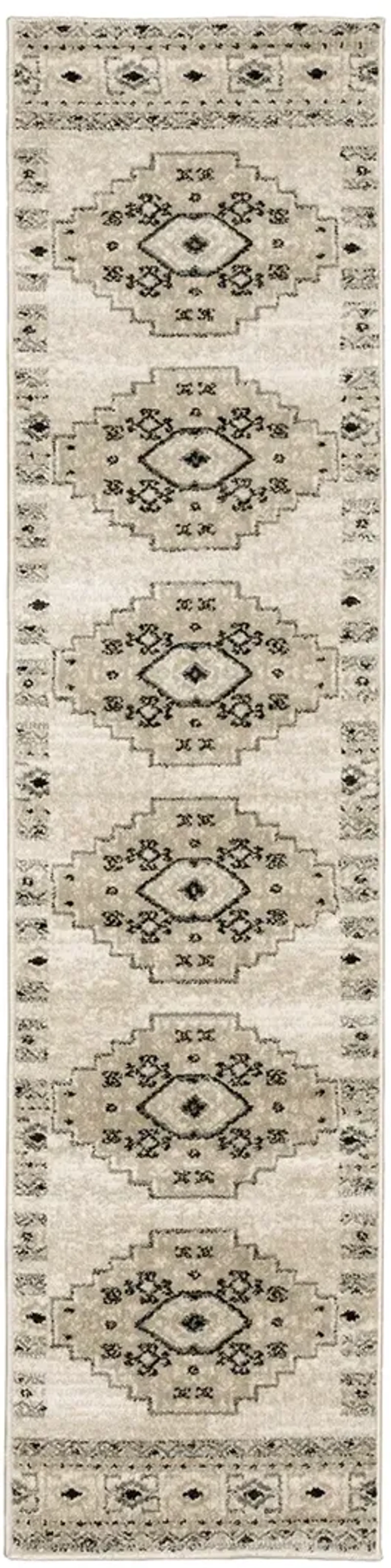 Georgia 1'10" x 7'6" Ivory Rug