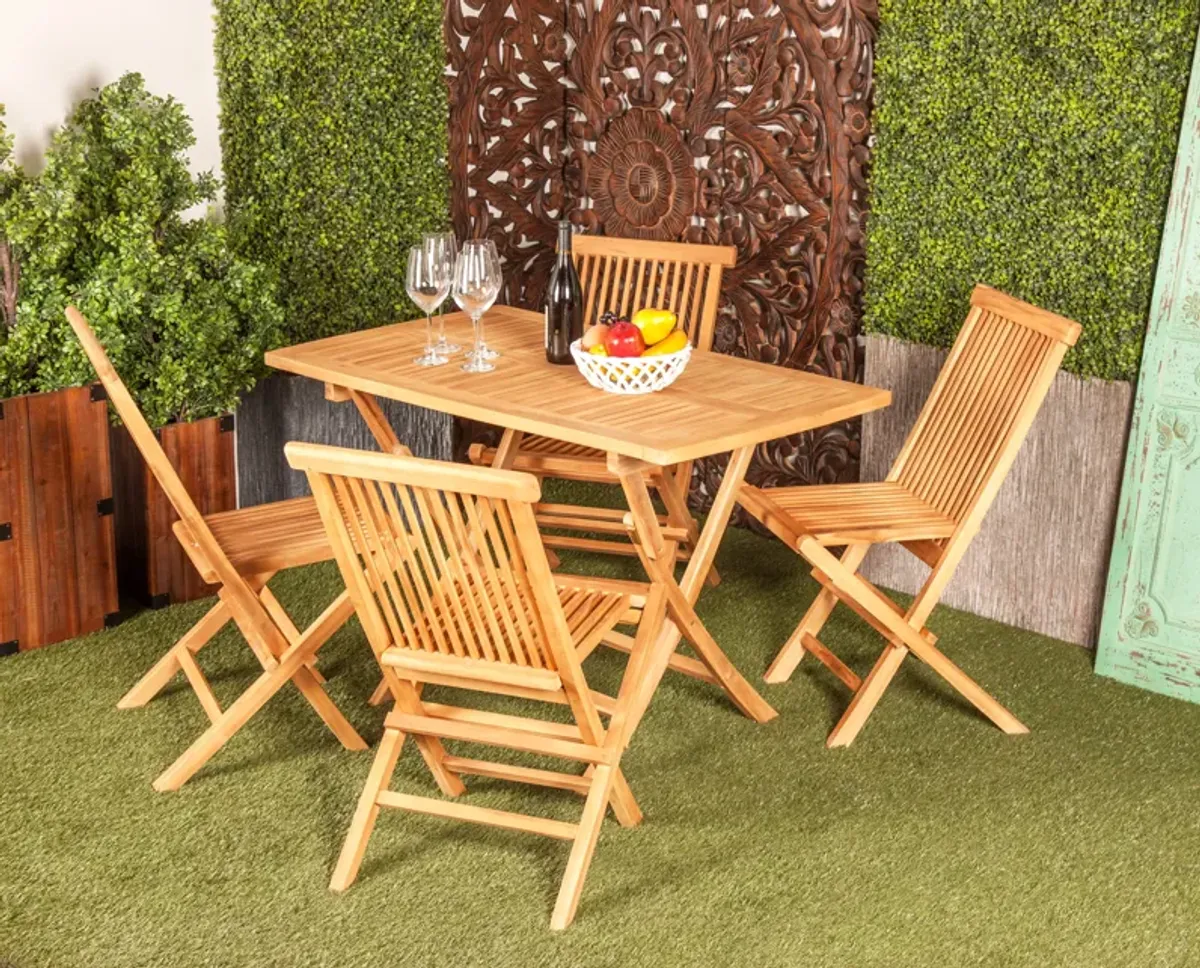 5 Piece Teak Dining Set