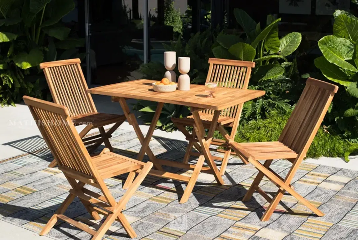 Teak Patio Dining Set