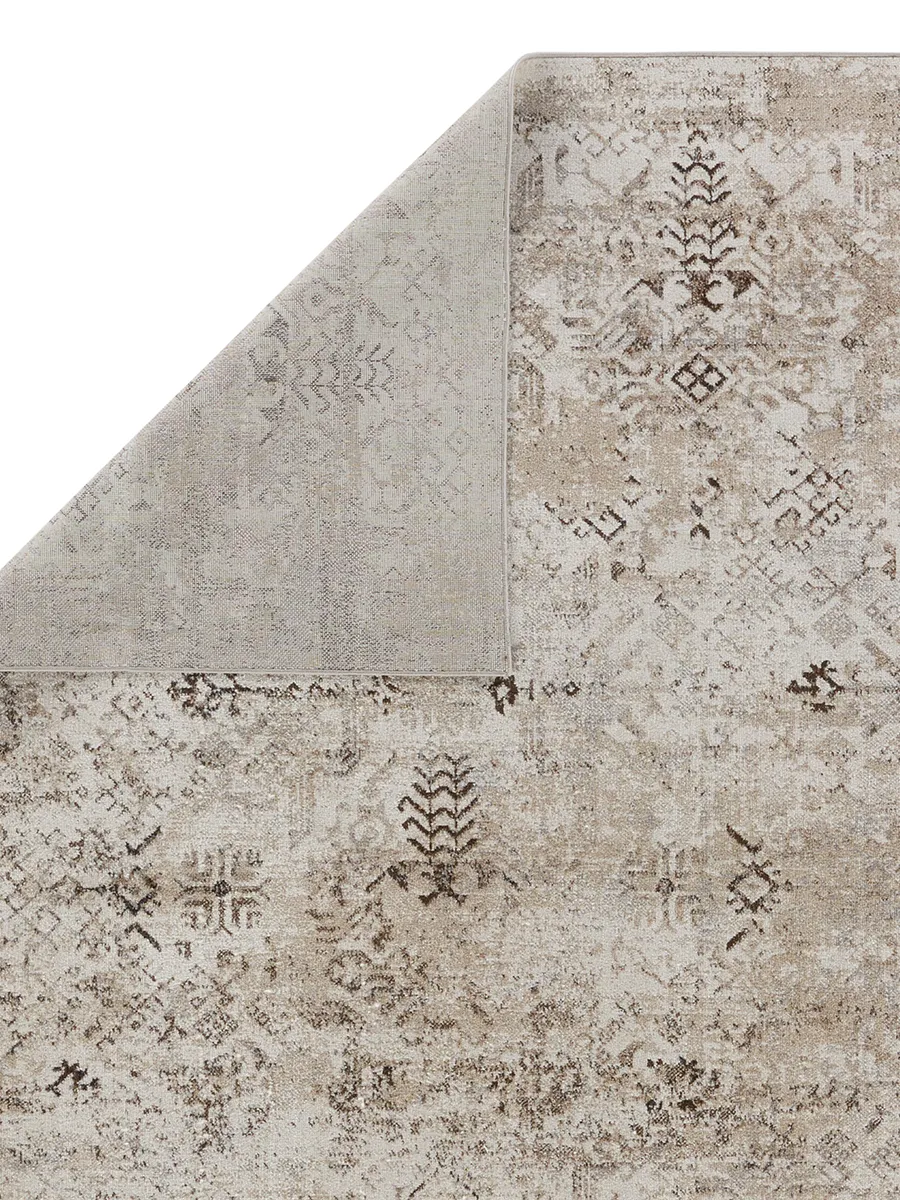 Nadine Kati Brown 2' x 6' Runner Rug