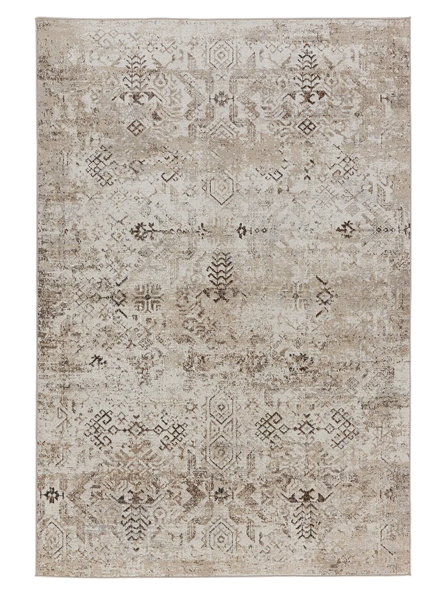 Nadine Kati Brown 2' x 6' Runner Rug