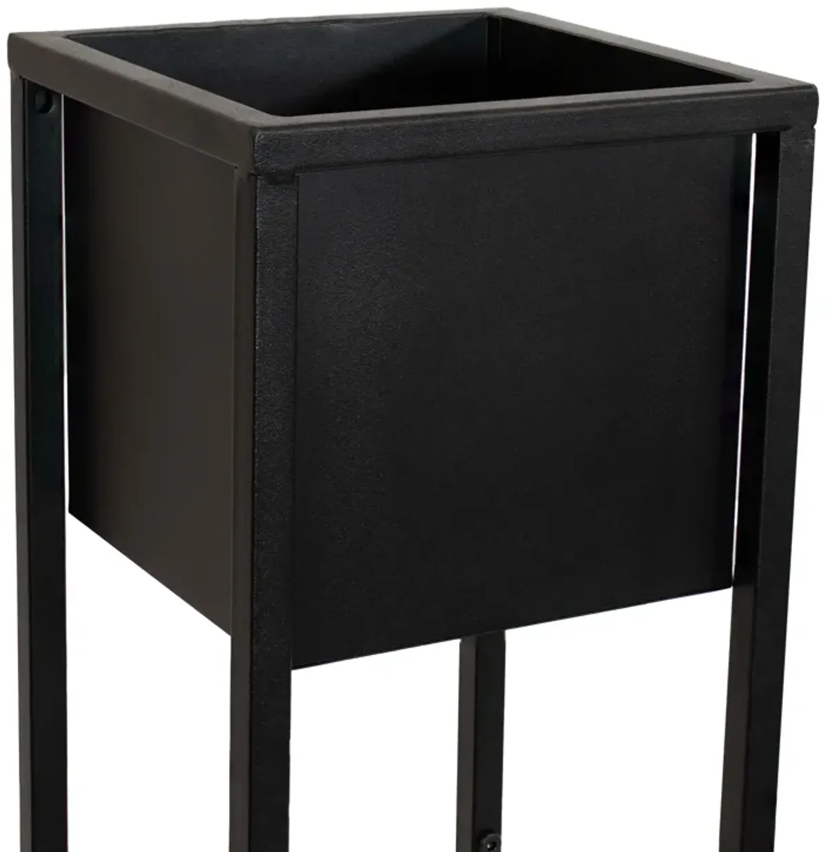 Modern Simplicity 27" H Outdoor Elevated Planter - 2-Pack