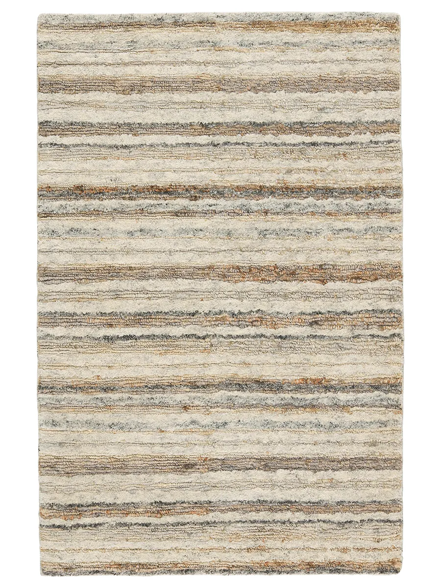 Hatha Tikka White 5' x 8' Rug