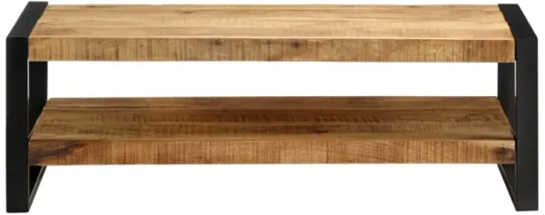 vidaXL Coffee Table 47.2"x23.6"x15.7" Solid Mango Wood