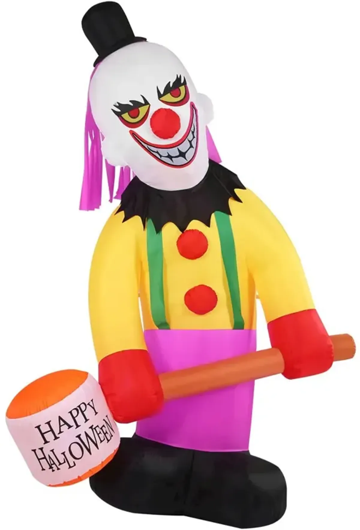 Haunted Hill Farm 8ft Inflatable Clown w/ Lights
