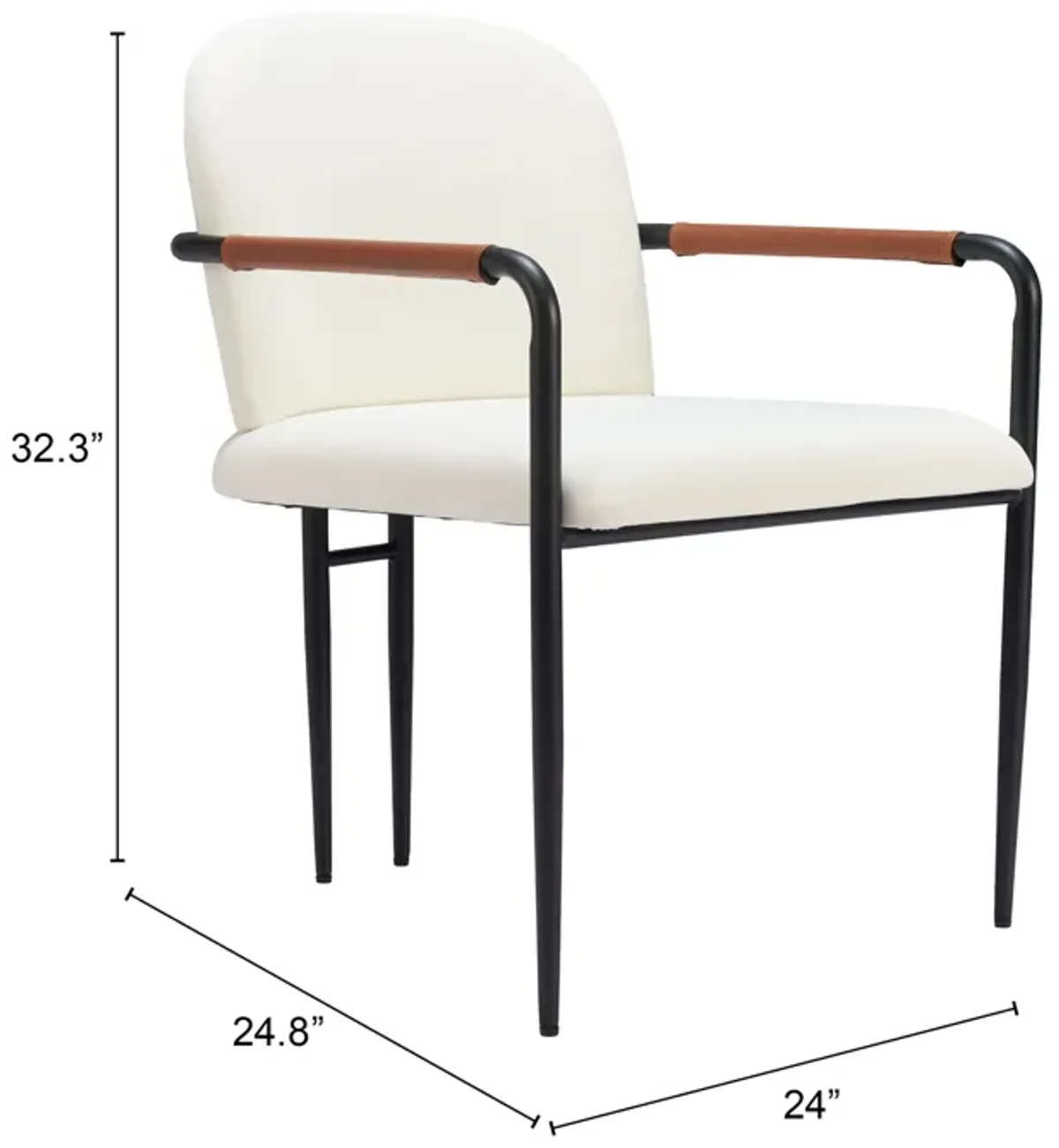 Sibu Dining Chair Cream