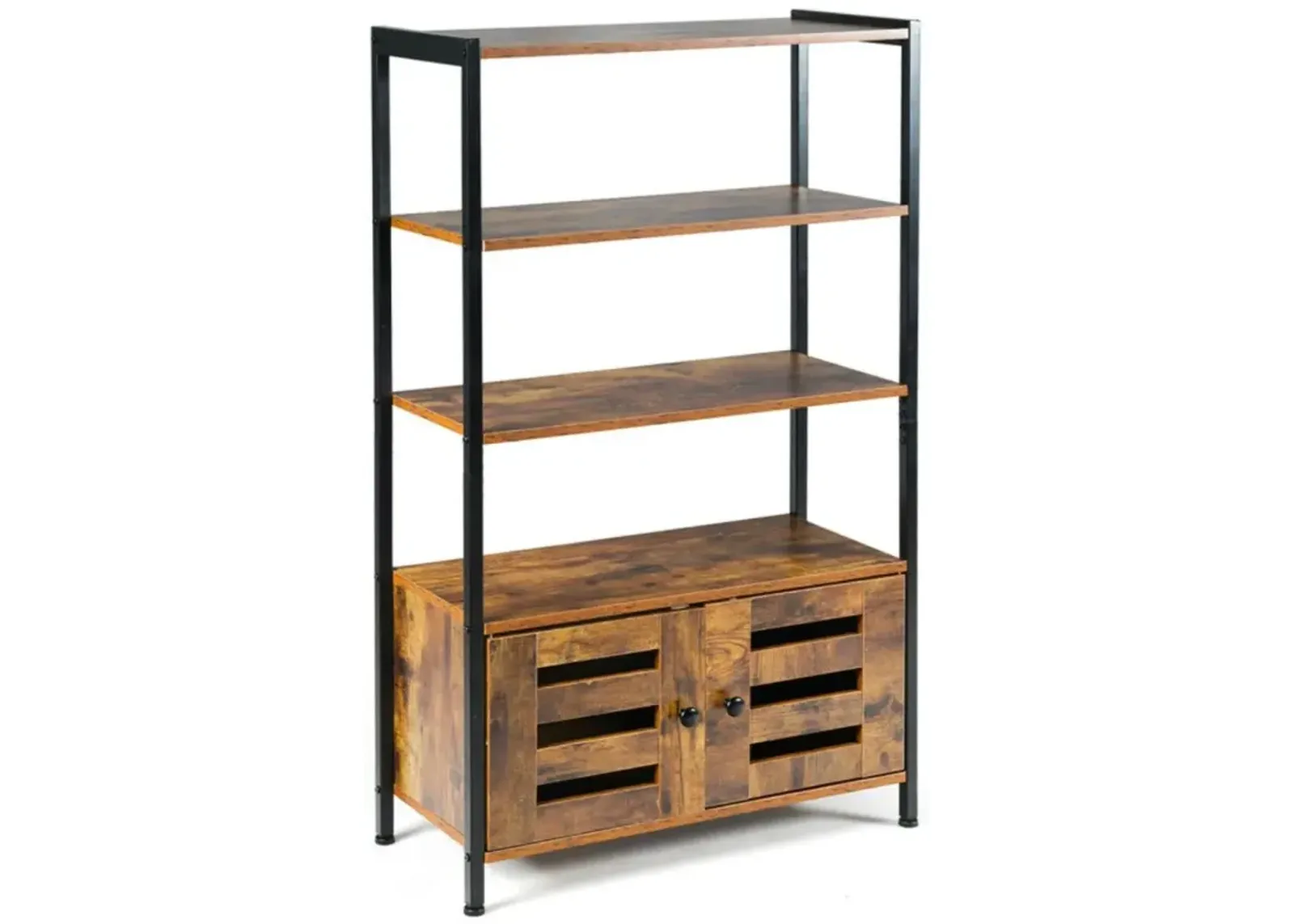 Hivvago Industrial Storage Shelf with 2 Shutter Doors