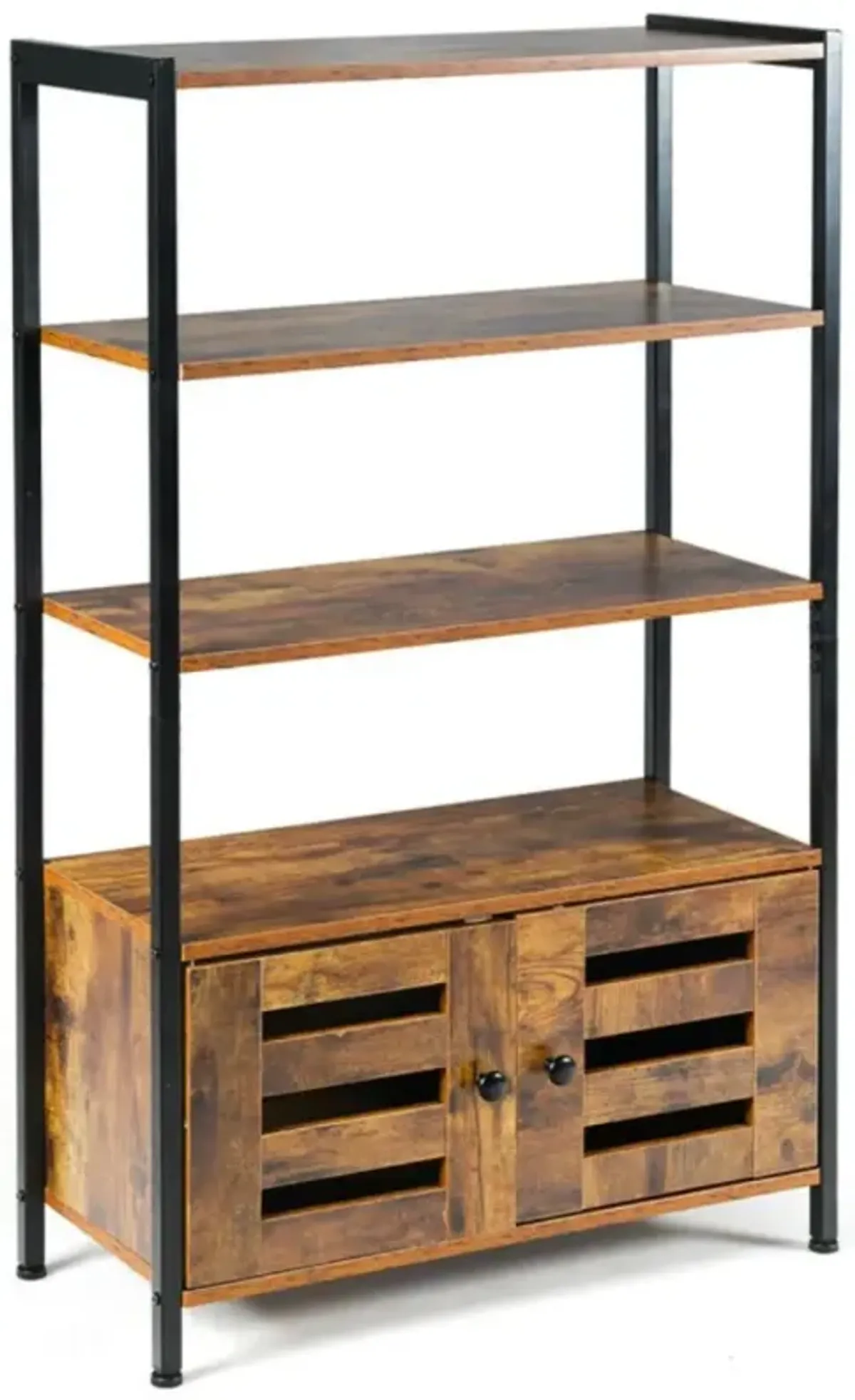 Hivvago Industrial Storage Shelf with 2 Shutter Doors