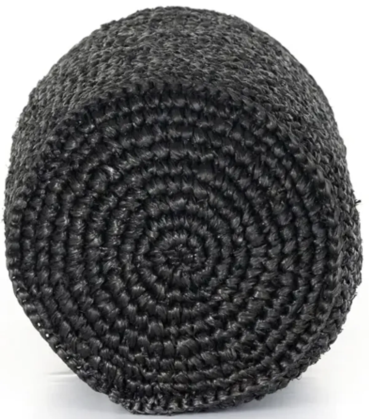 Woven Palm Round Lumbar Pillow