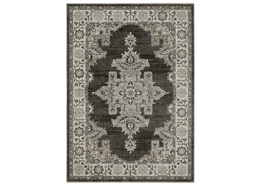 Chamberlain 6'7" x 9'6" Grey Rug