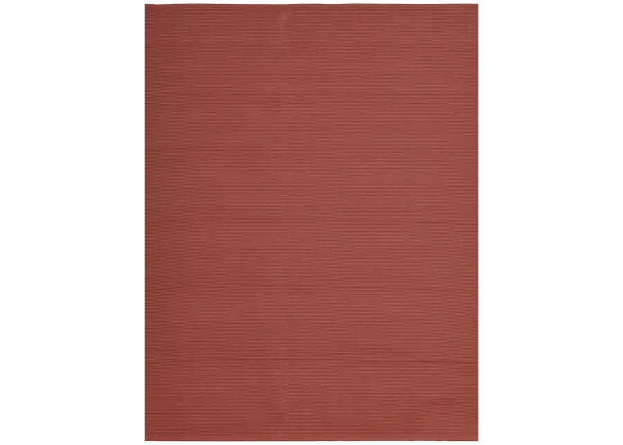 Theo 0827F 9' x 12' Red/Tan Rug