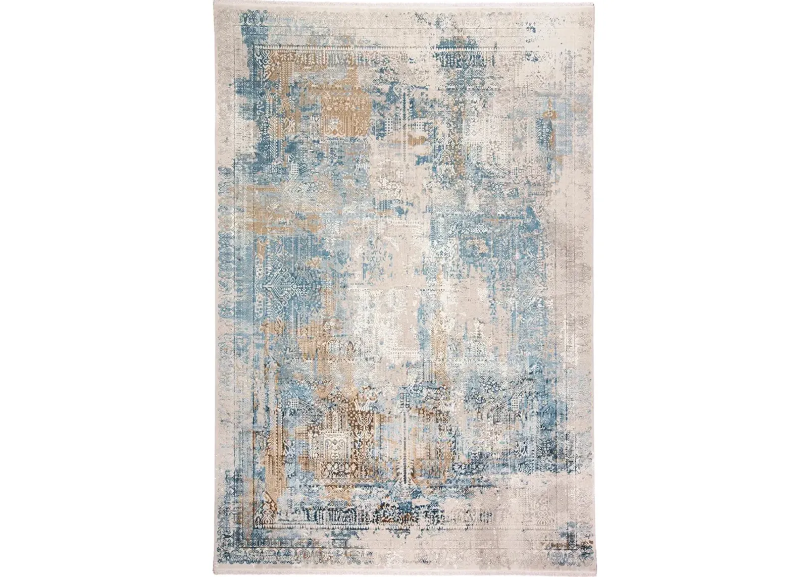 Cadiz 3890F Blue/Gray/Gold 2'2" x 3'2" Rug