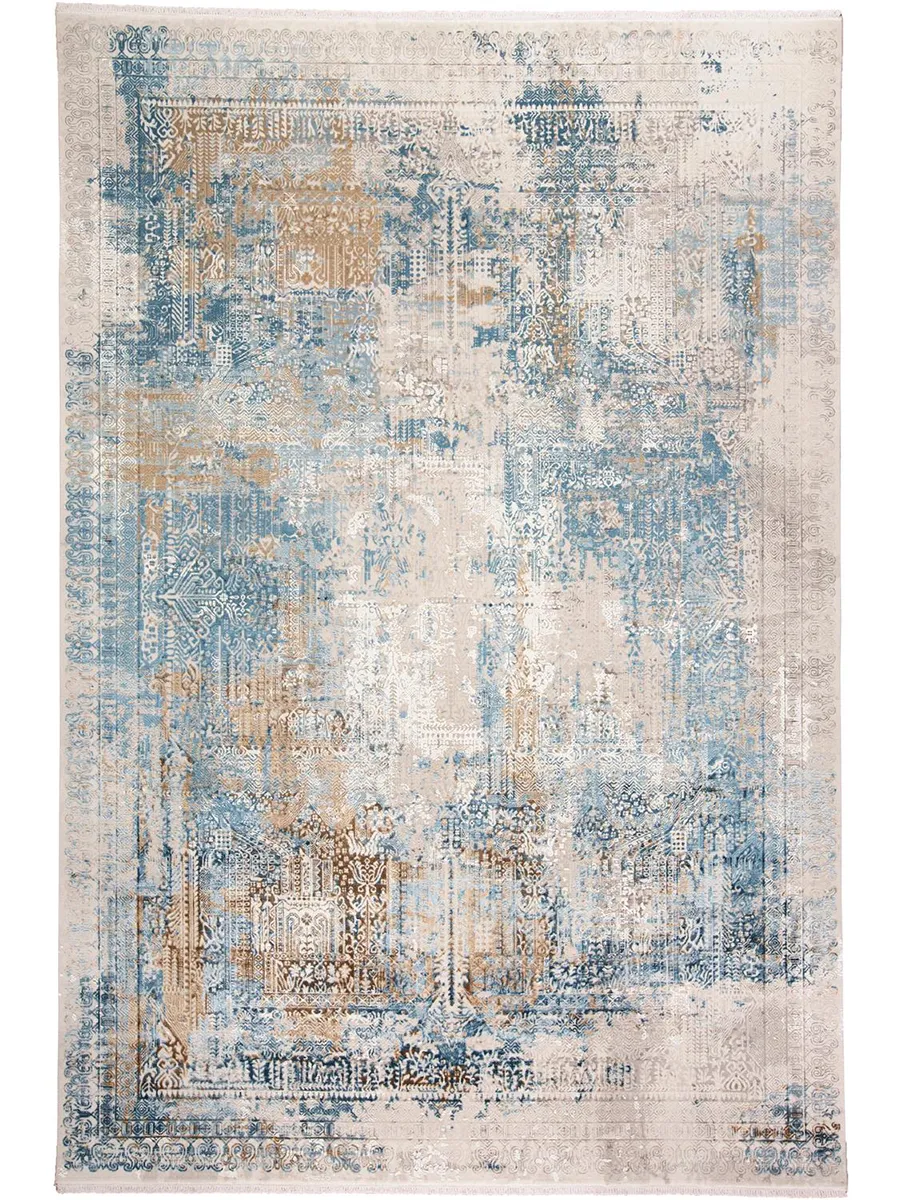 Cadiz 3890F Blue/Gray/Gold 2'2" x 3'2" Rug