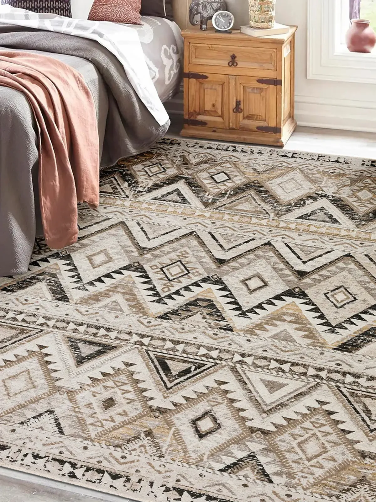 Izmir IZ2 Taupe 3'3" x 5'3" Rug