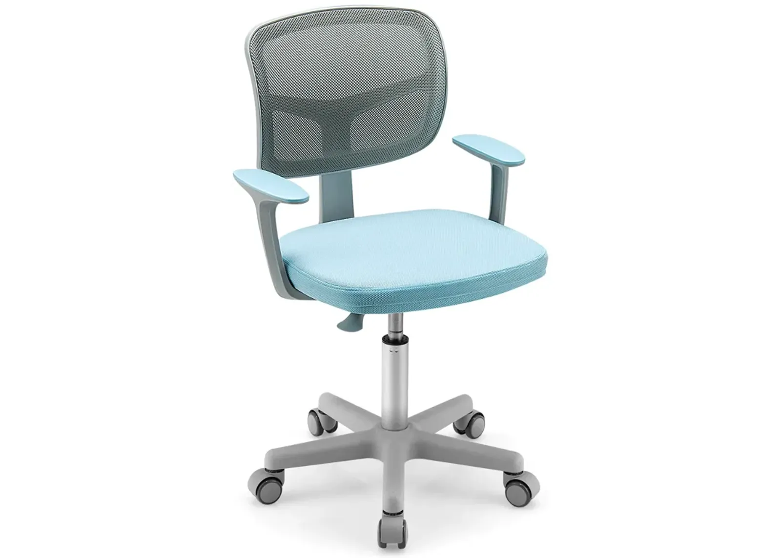 Adjustable Desk Chair with Auto Brake Casters for Kids