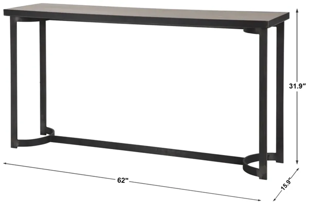 Basuto Steel Console Table