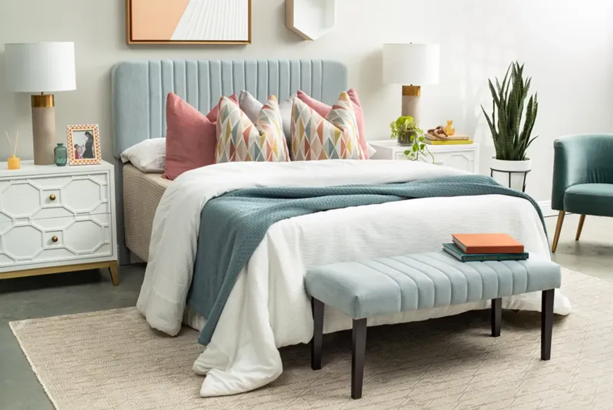 Burbank Queen Headboard & Bench