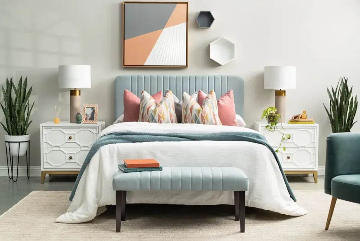 Burbank Queen Headboard & Bench