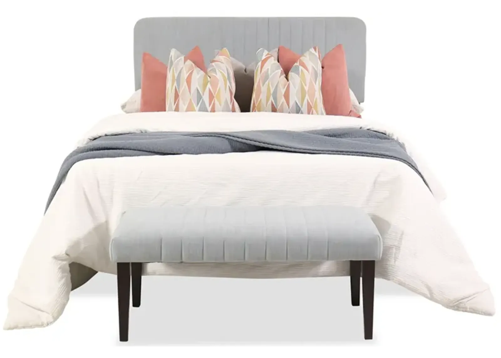 Burbank Queen Headboard & Bench