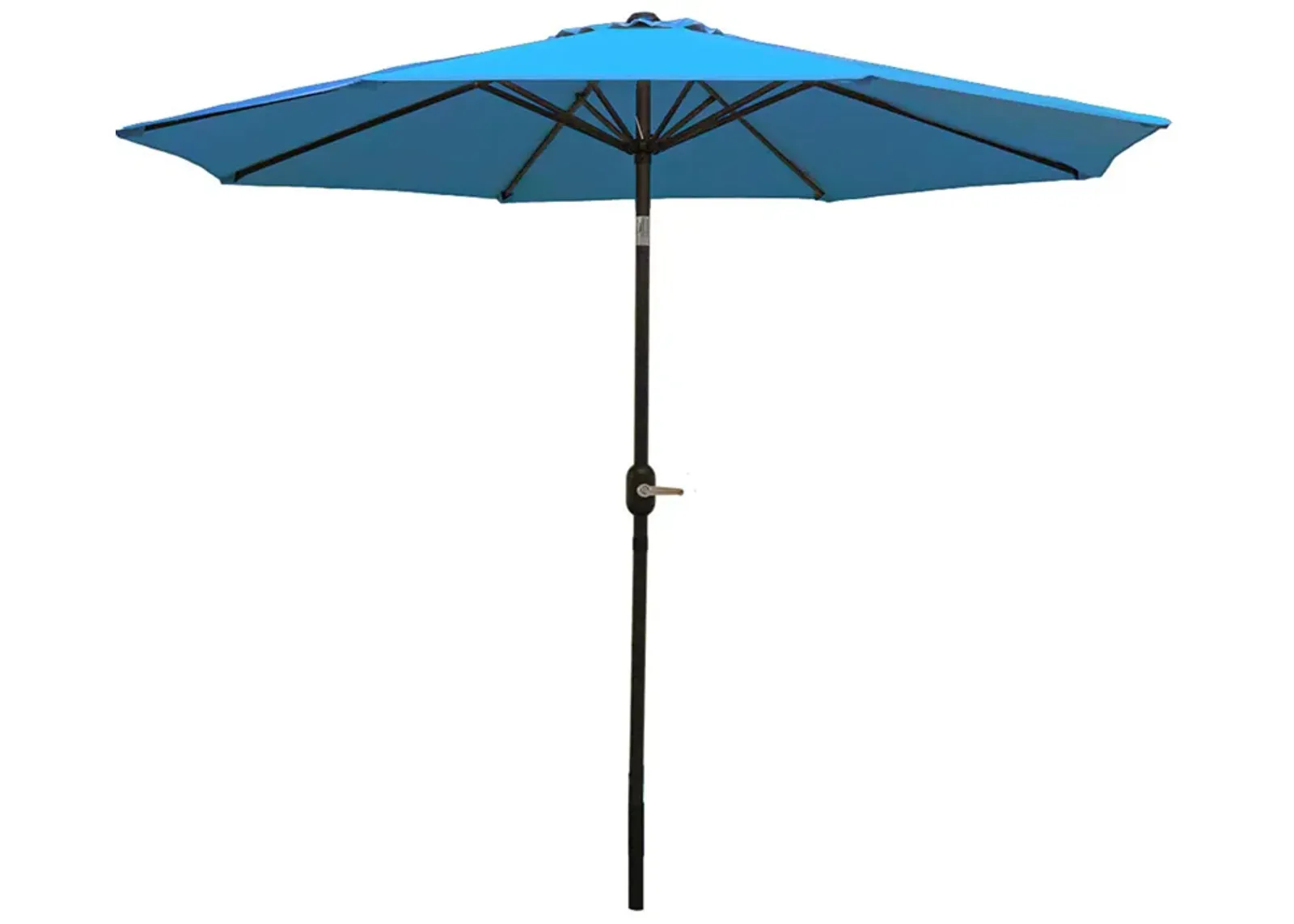 Sunnydaze 9 ft Aluminum Patio Umbrella with Tilt and Crank