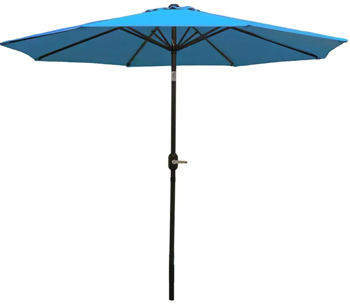 Sunnydaze 9 ft Aluminum Patio Umbrella with Tilt and Crank