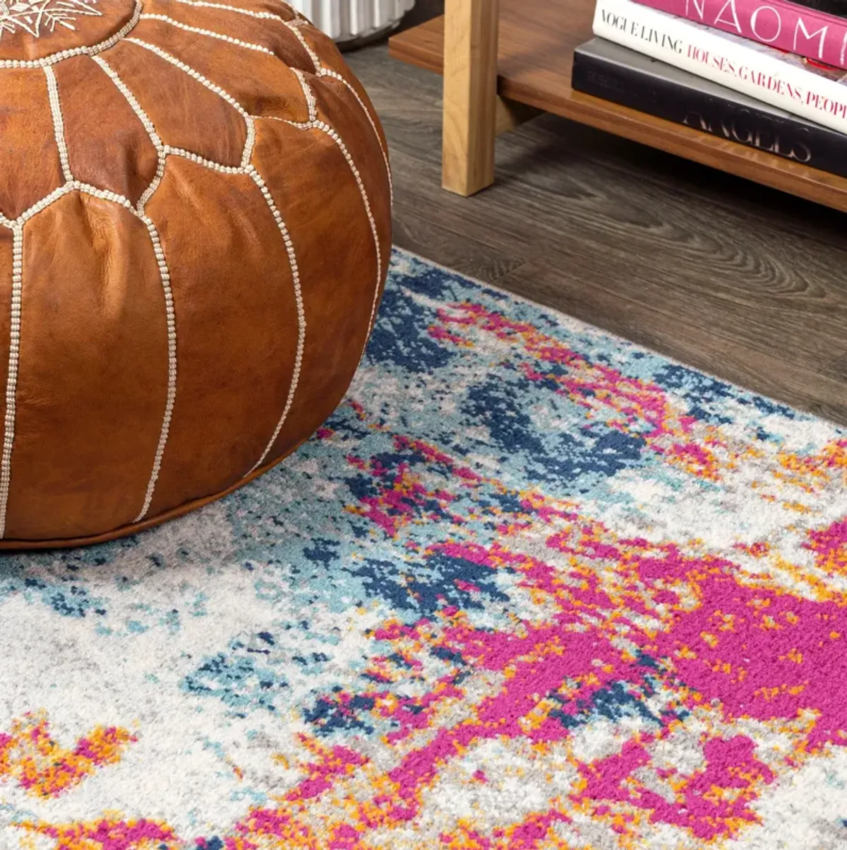 Sunset Modern Abstract Area Rug