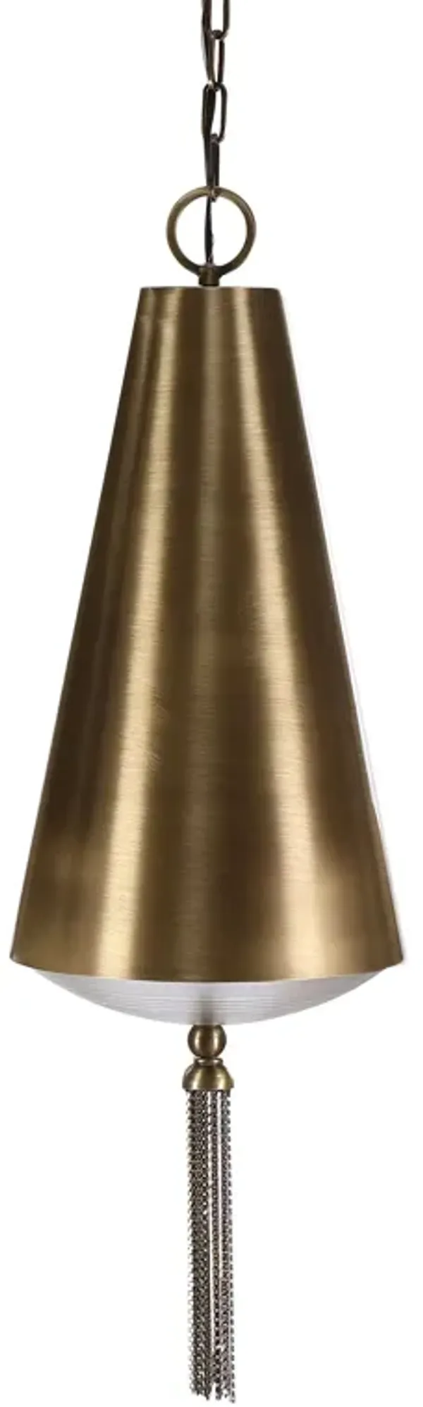 Uttermost Nador 1 Light Brass Pendant