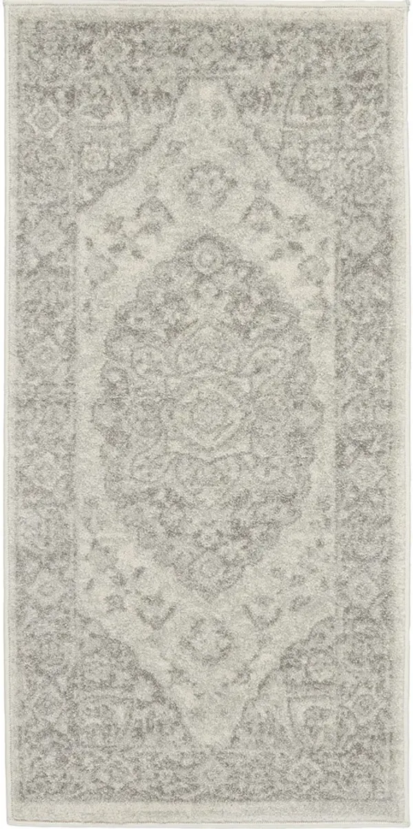 Tranquil TRA05 Ivory/Gray 2'3" x 7'3" Rug