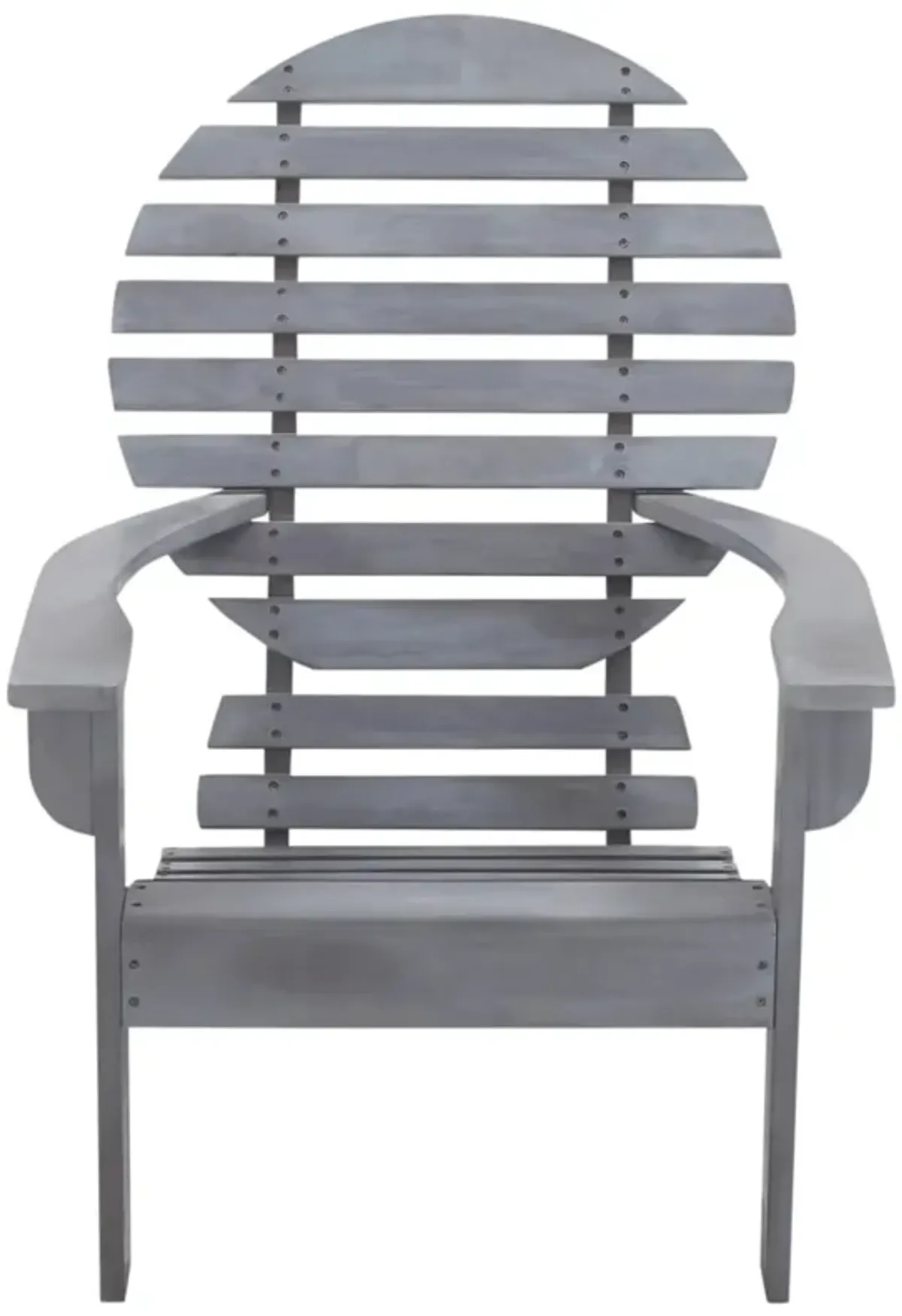 vidaXL Adirondack Chair Solid Acacia Wood Gray