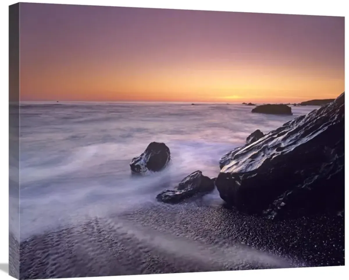 Sunset at San Simeon State Park Big Sur, California-Canvas Art-28x22
