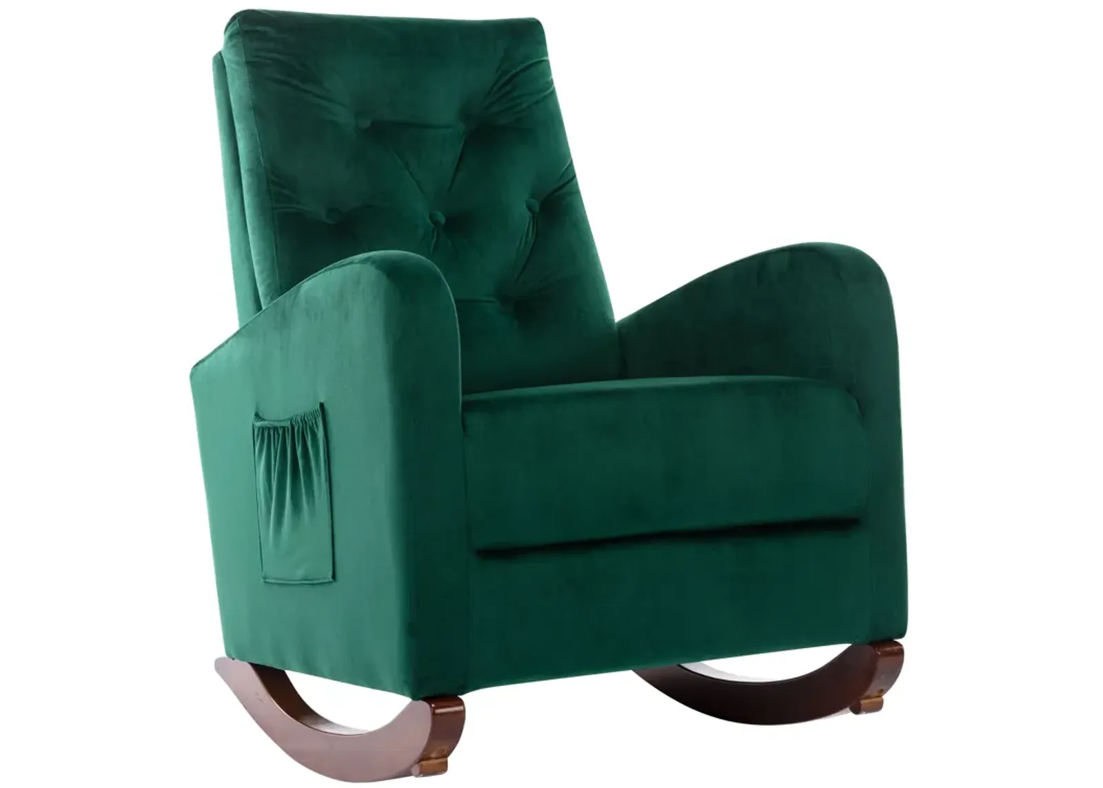 Merax Modern High Back Armchair Rocking Chair