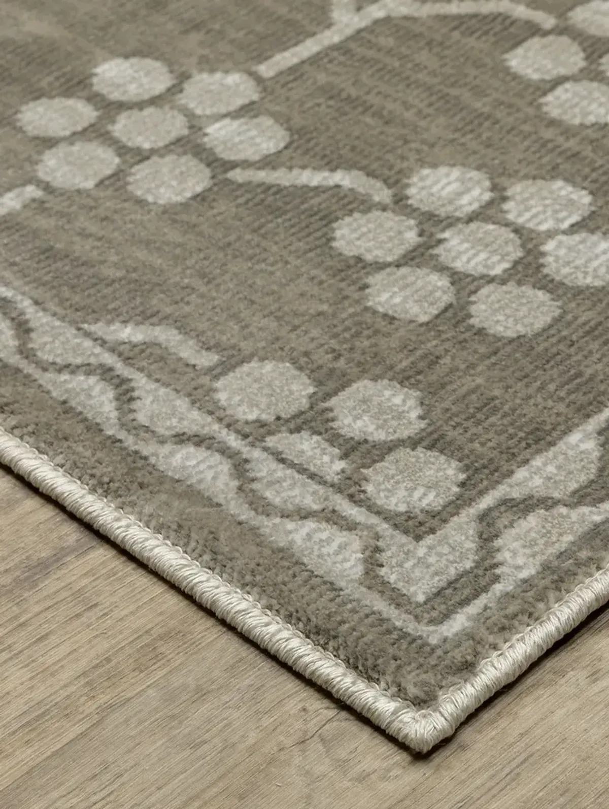 Intrigue 3'10" x 5'5" Grey Rug