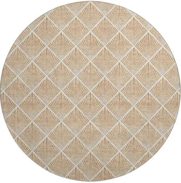 The Reserve TR9 Copper 8' Round Rug