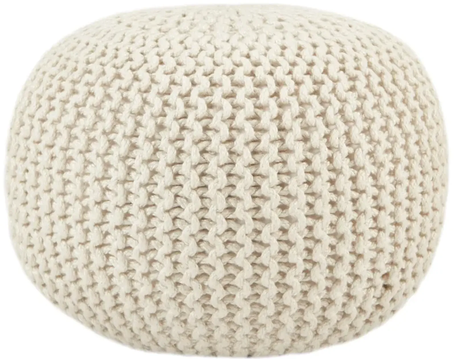 SPECTRUM RAYS POUF White