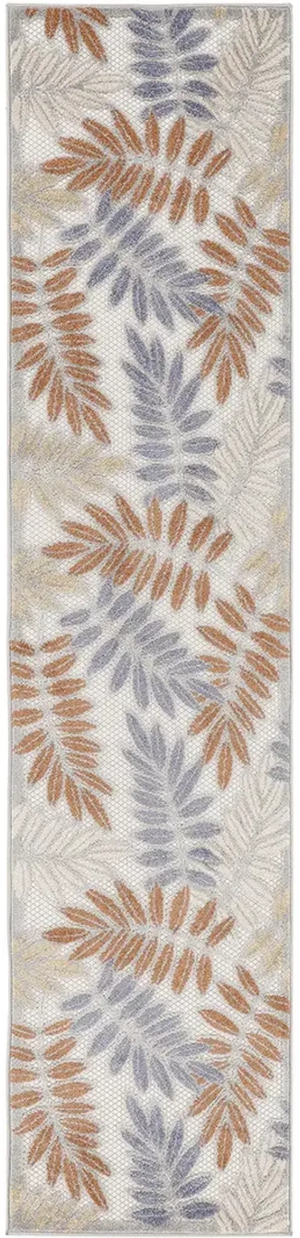 Aloha ALH18 Blue/Mocha 2'3" x 8' Rug