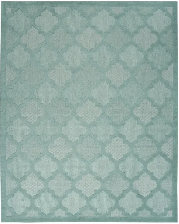 Easy Care NES01 Aqua/Teal 9' x 12' Rug