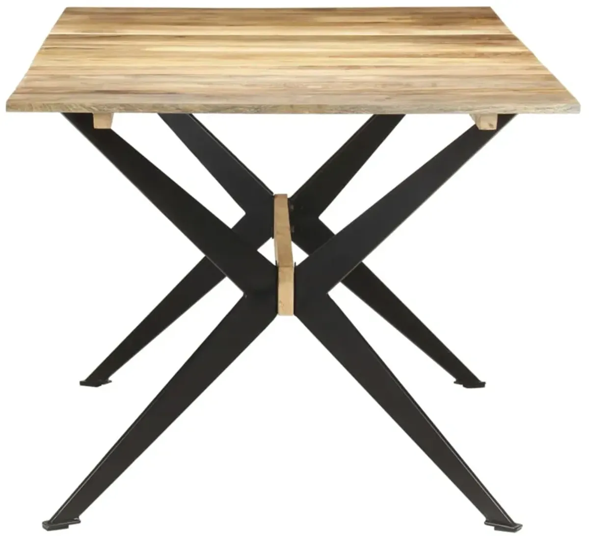 vidaXL Dining Table 70.9"x35.4"x29.9" Solid Mango Wood