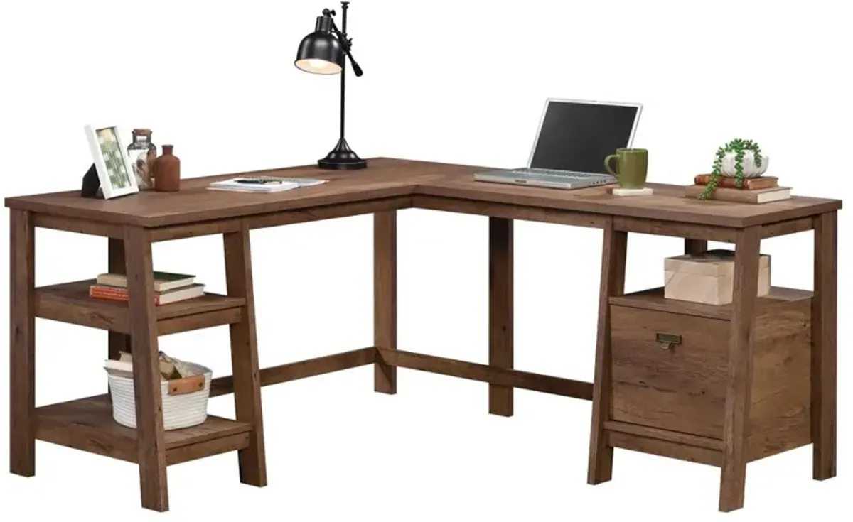 Sauder Trestle L-Desk Vo