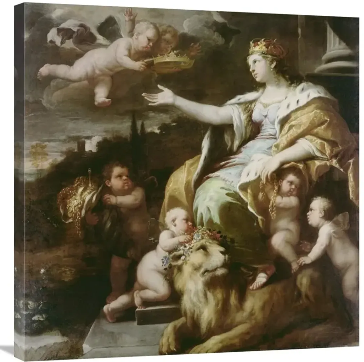 Allegory of Magnanimity-Canvas Art-30x30