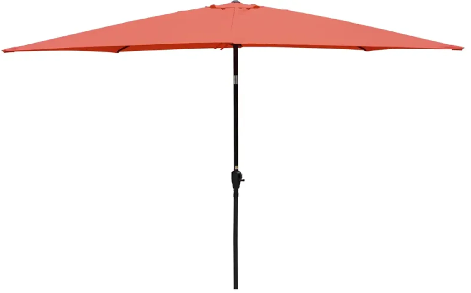 6 X 9FT Patio Umbrella Outdoor Waterproof Umbrella With Crank And Push Button Tilt