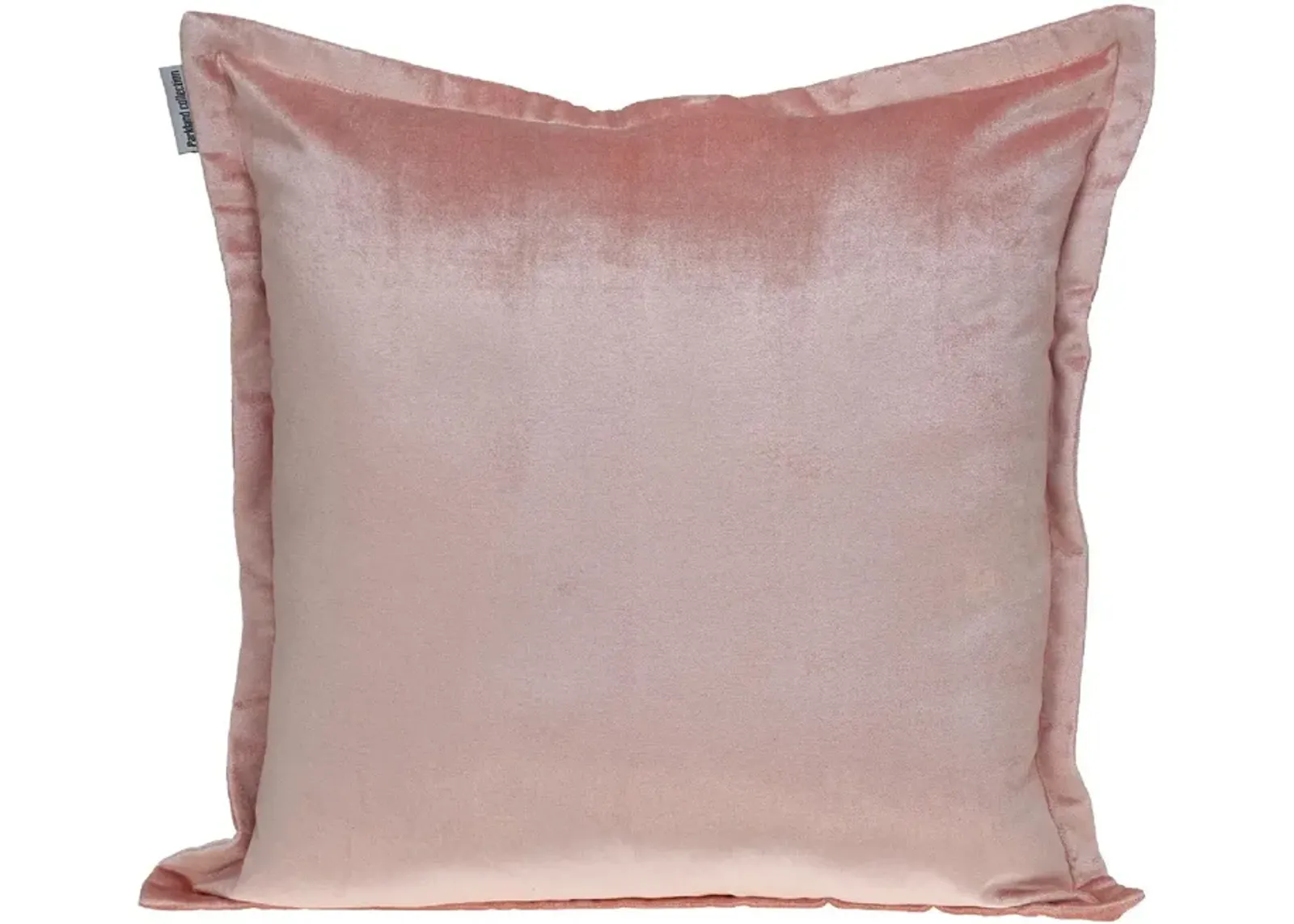 24" Pink Cotton Transitional Throw Pillow