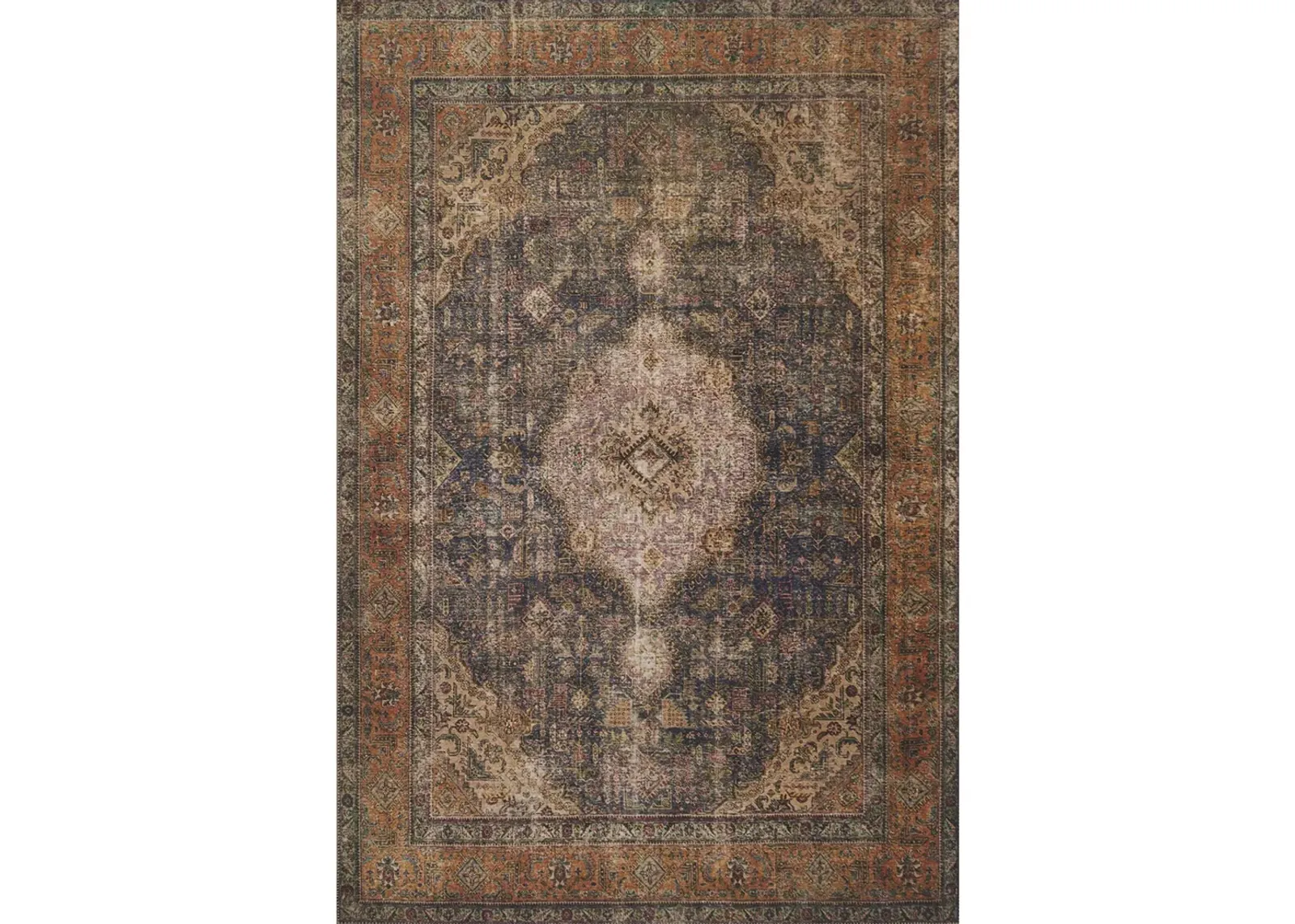 Loren LQ02 Plum/Multi 7'6" x 9'6" Rug