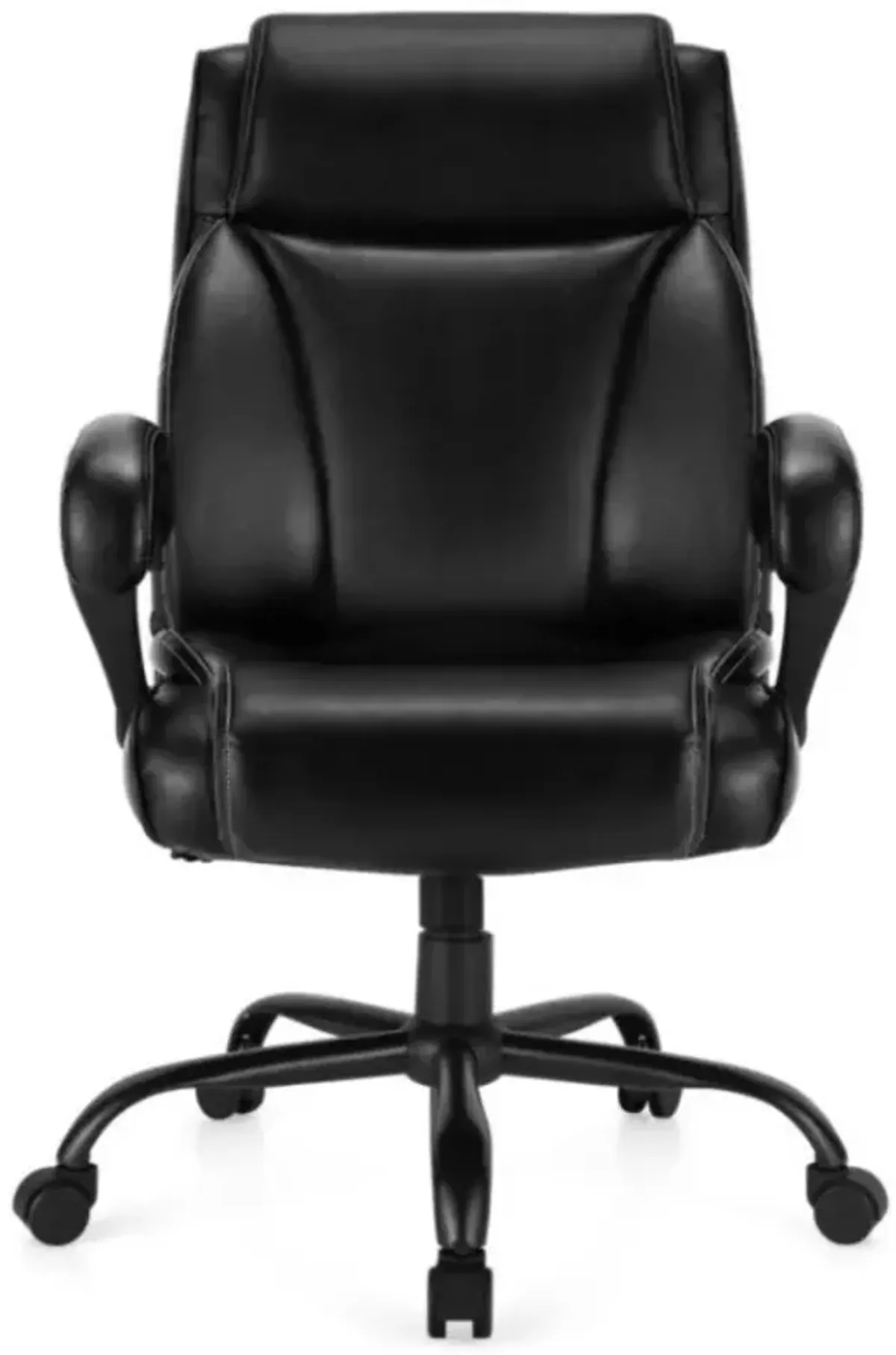 400 Pounds Big and Tall Adjustable High Back Leather Office Chair