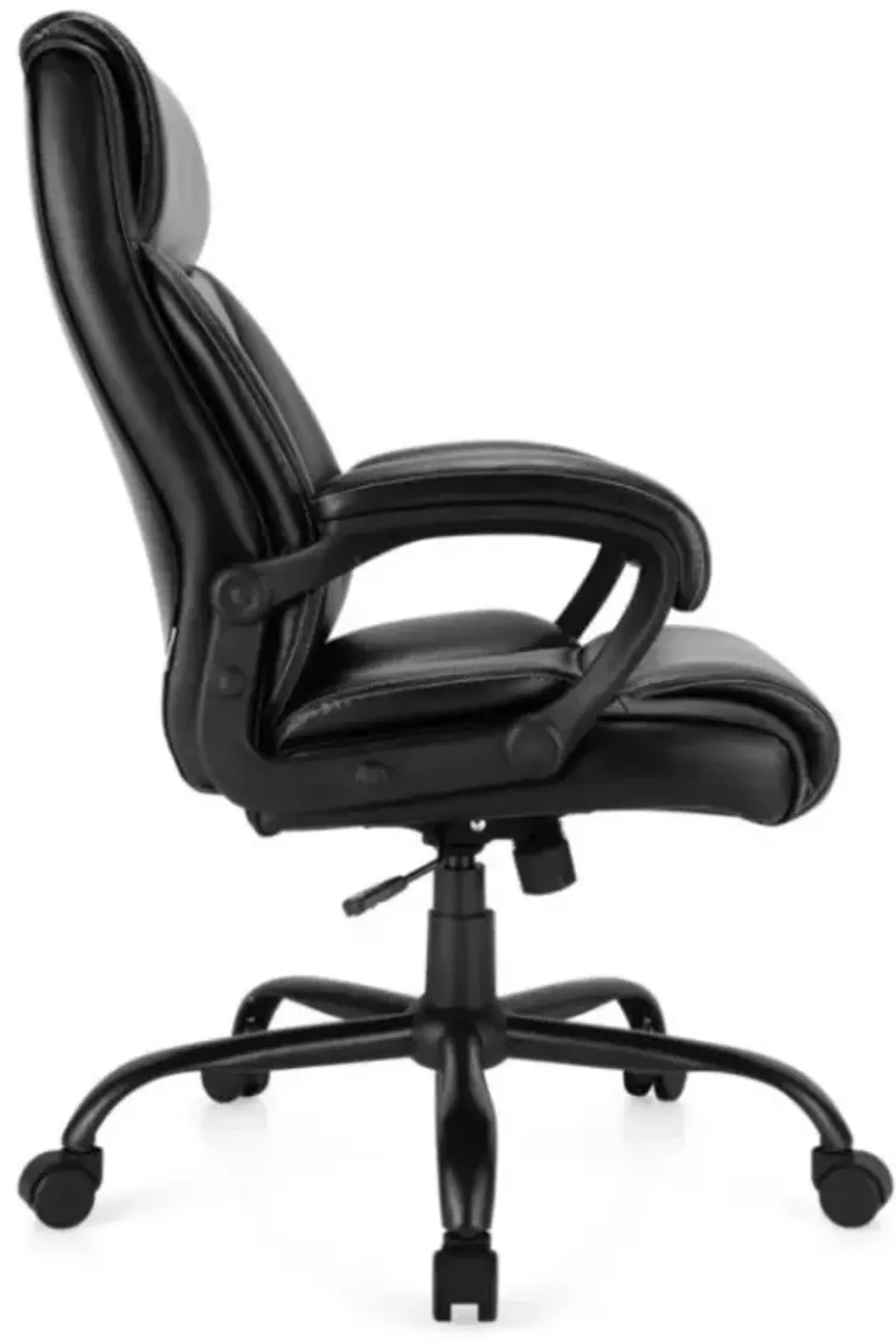 400 Pounds Big and Tall Adjustable High Back Leather Office Chair