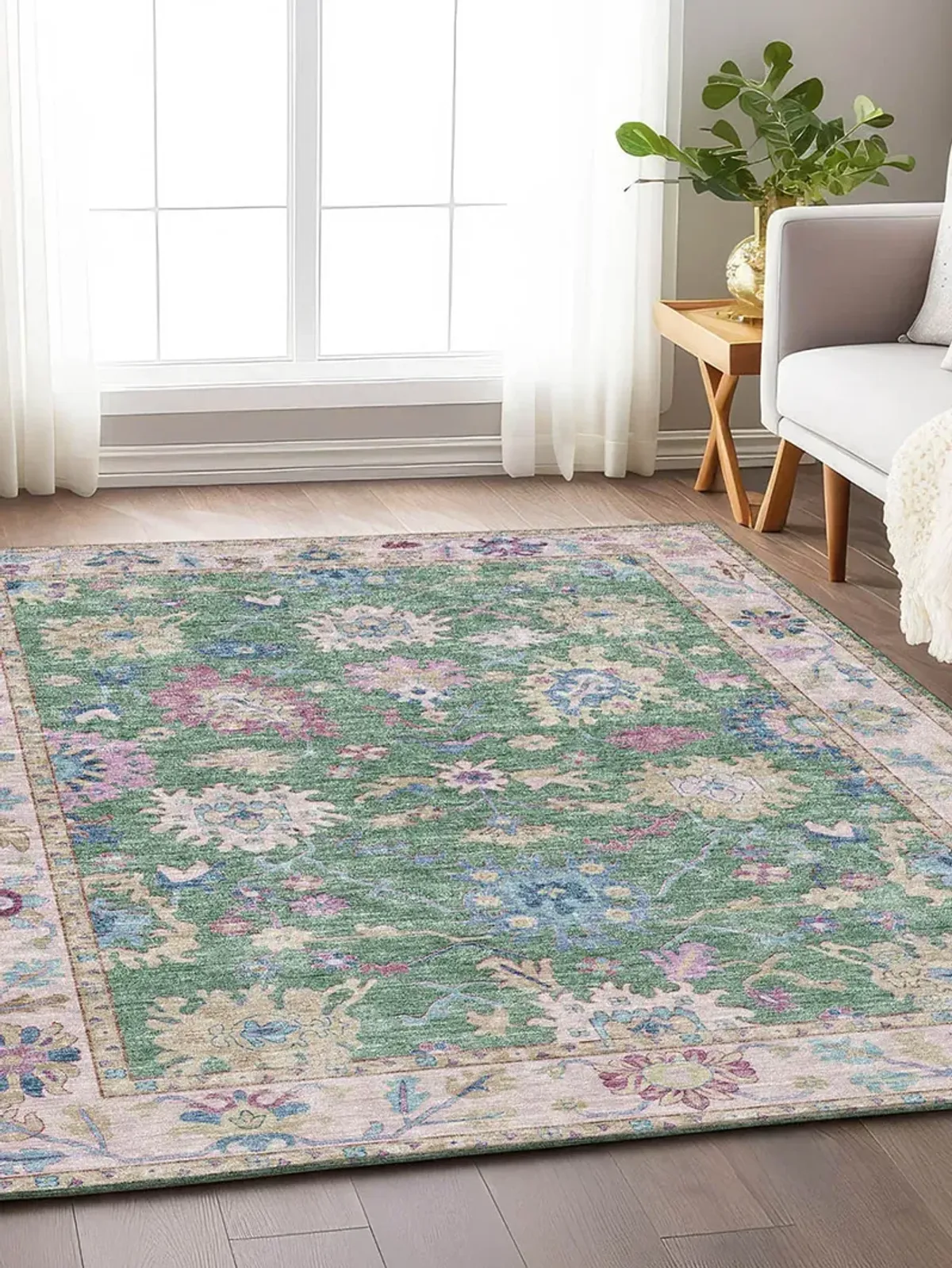 Hatay HY7 Lime 9' x 12' Rug