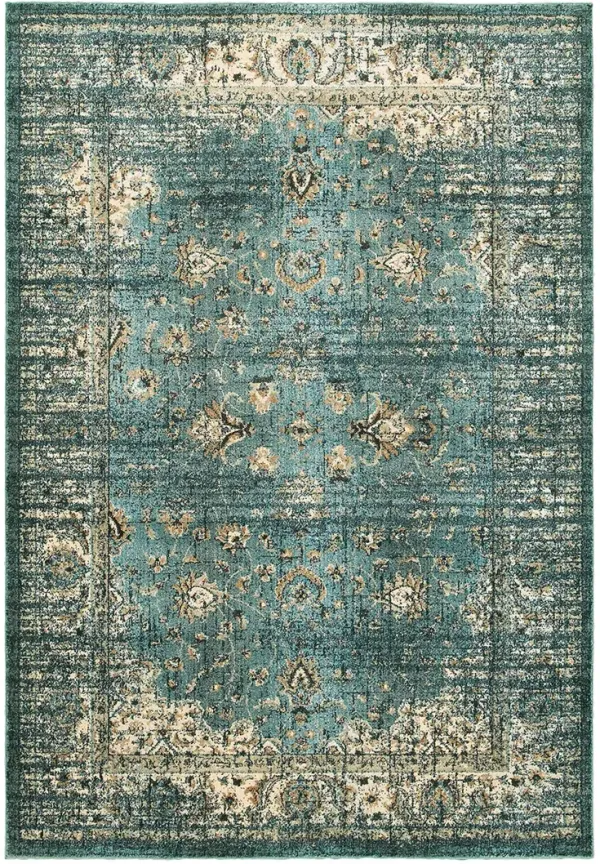 Empire 7'10" Blue Rug