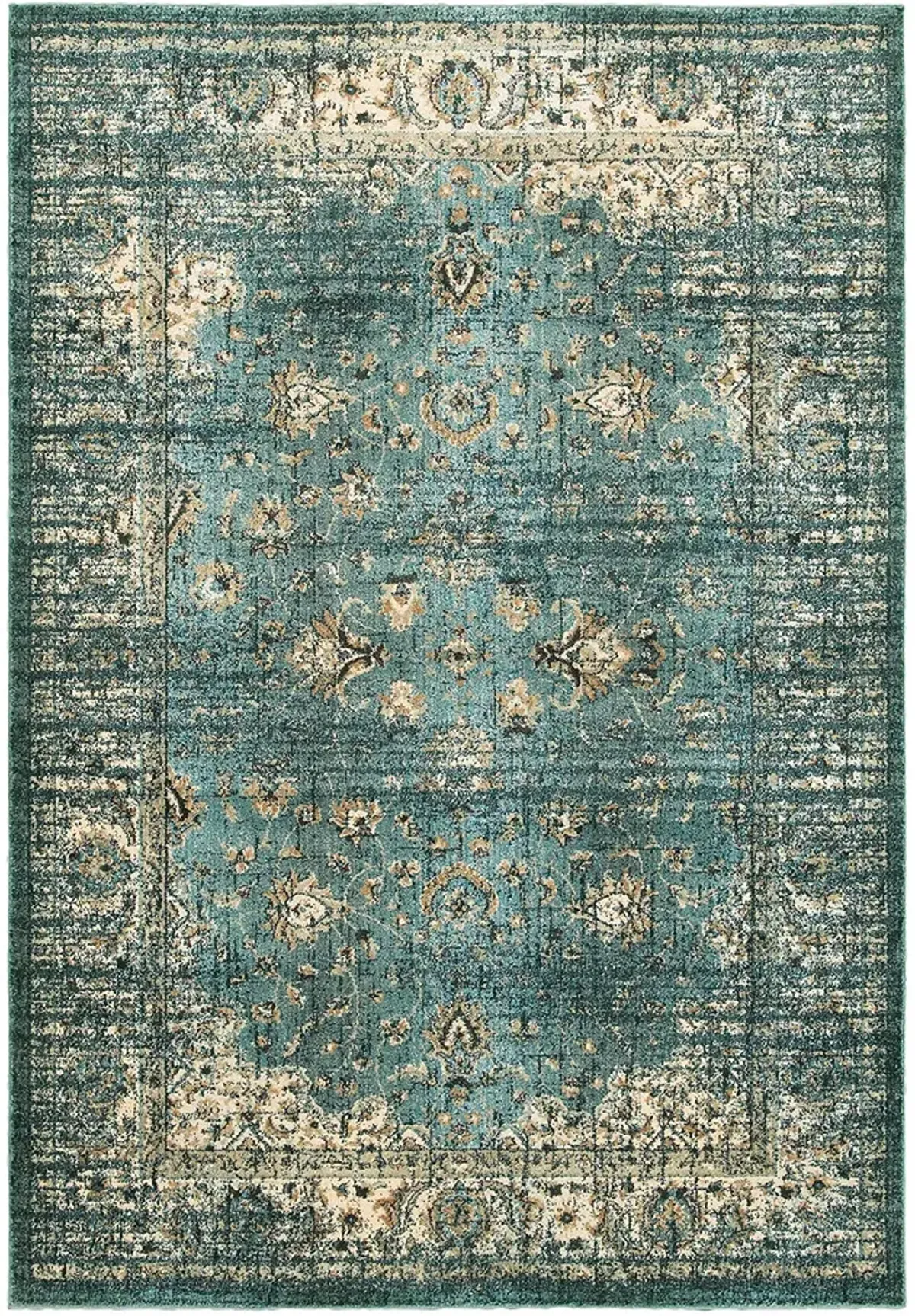 Empire 7'10" Blue Rug